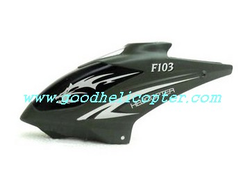 dfd-f103-f103a-f103b helicopter parts head cover (black color)